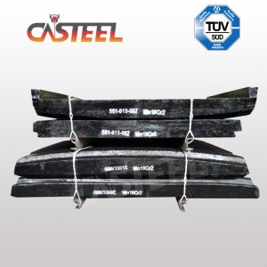 McClosky J40 JAW CRUSHER tvářní desky, pevné čelist čelisti, čelisti