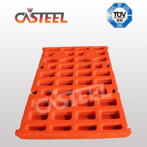 PE-1000 N120; 1200 JAW Drtič díly, pevné čelisti, boční desky